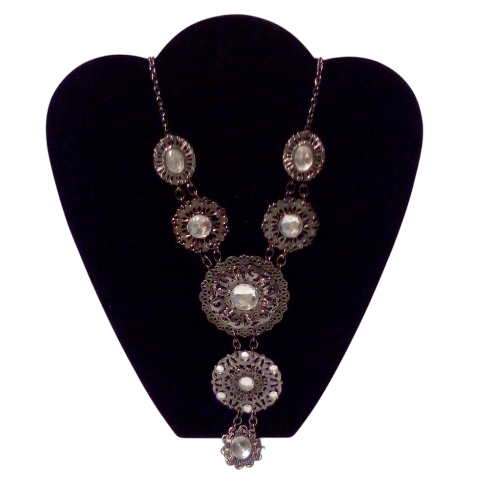 Fashion Y Statement Necklace Whimsigoth Witchy Lobster Claw Clasp